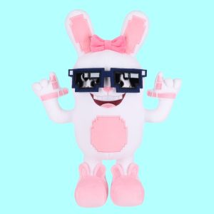 Alternative view of boppin bunny plush 4pcs